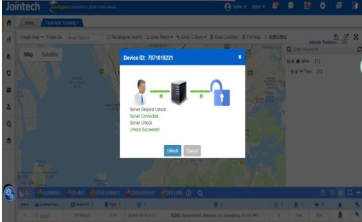 জেটি 701 টি 4 জি জিএসএম জিপিএস ট্র্যাকার লক কোল্ড চেইন তাপমাত্রা পর্যবেক্ষণ ডিভাইসগুলি 3
